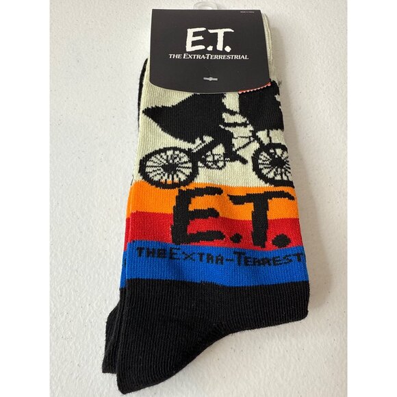 E.T. The Extra Terrestrial Socks Men’s Crew 80s Movie Retro Graphic Novelty Gift - Picture 4 of 5